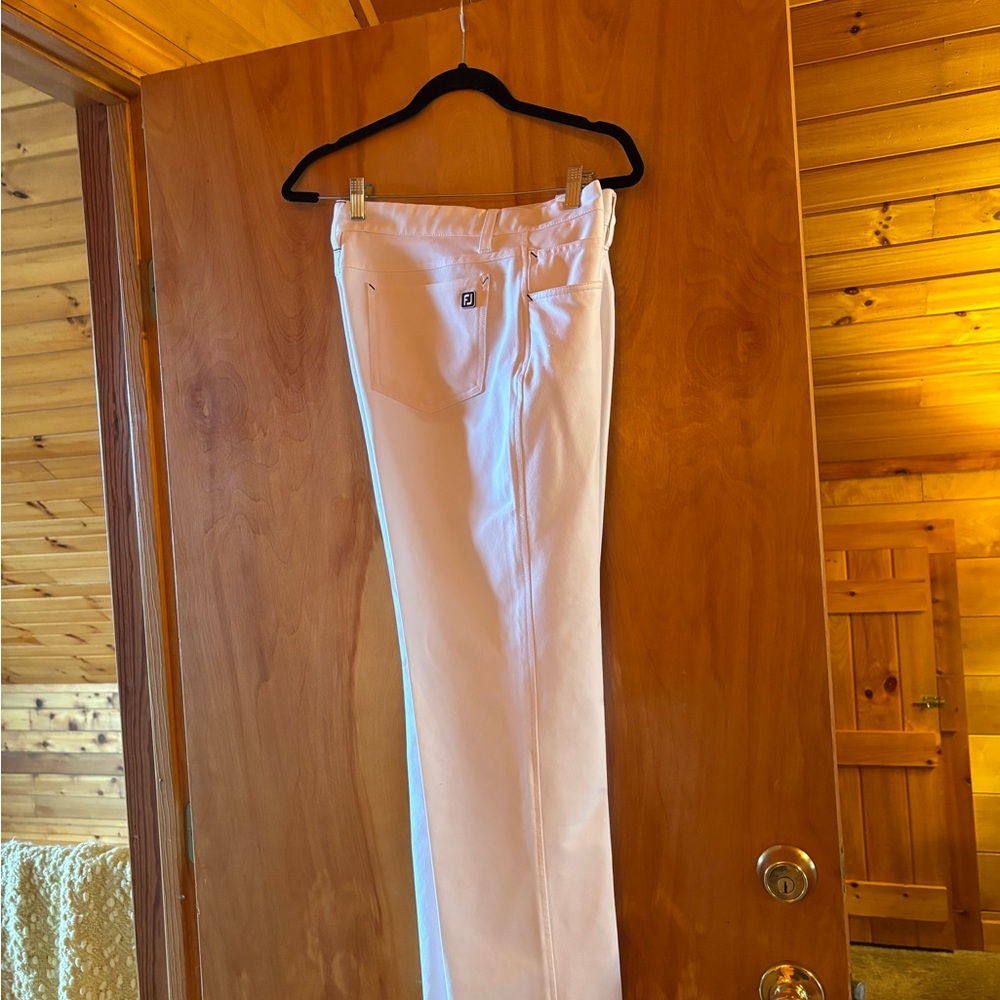 Athletic Works White Dress Pants Relaxed Fit
